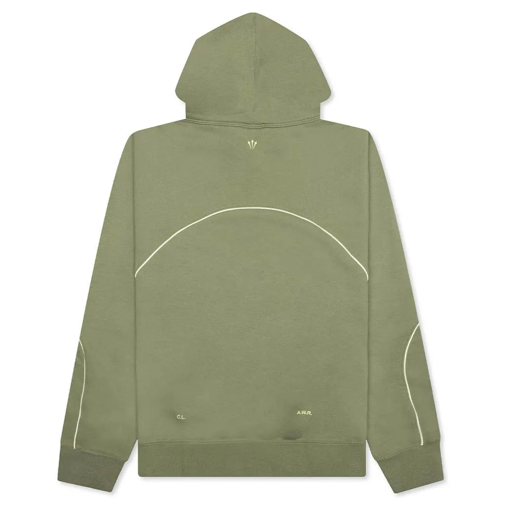 Nike x NOCTA NRG Cs Hoodie Fleece - Oil Green/Light Liquid Lime