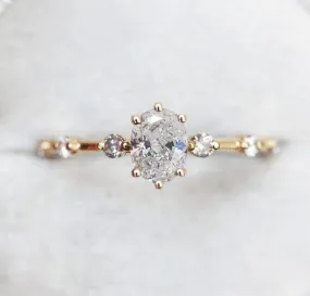 Ophelia Oval Diamond Engagement Ring