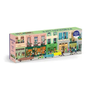 Panoramic Parisian Life 1000 Piece Puzzle