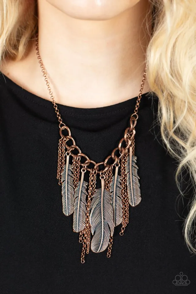 Paparazzi NEST Friends Forever - Copper Necklace