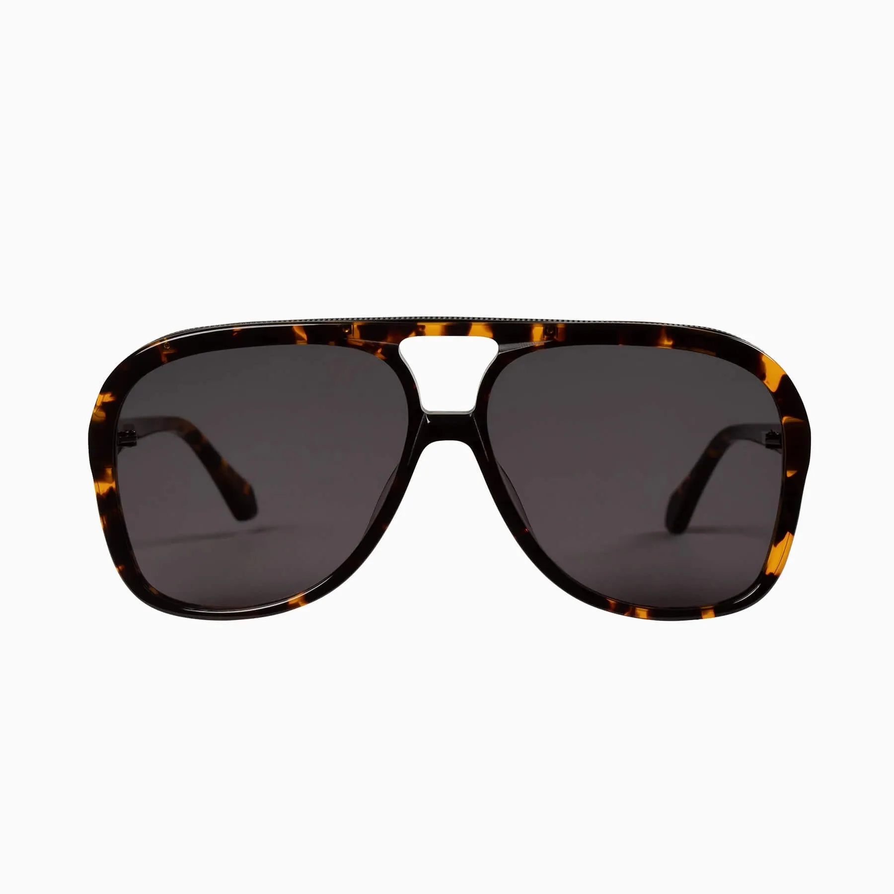 Polarized Bang / Dark Tortoise with Matte Black Metal Trim / Black Lens