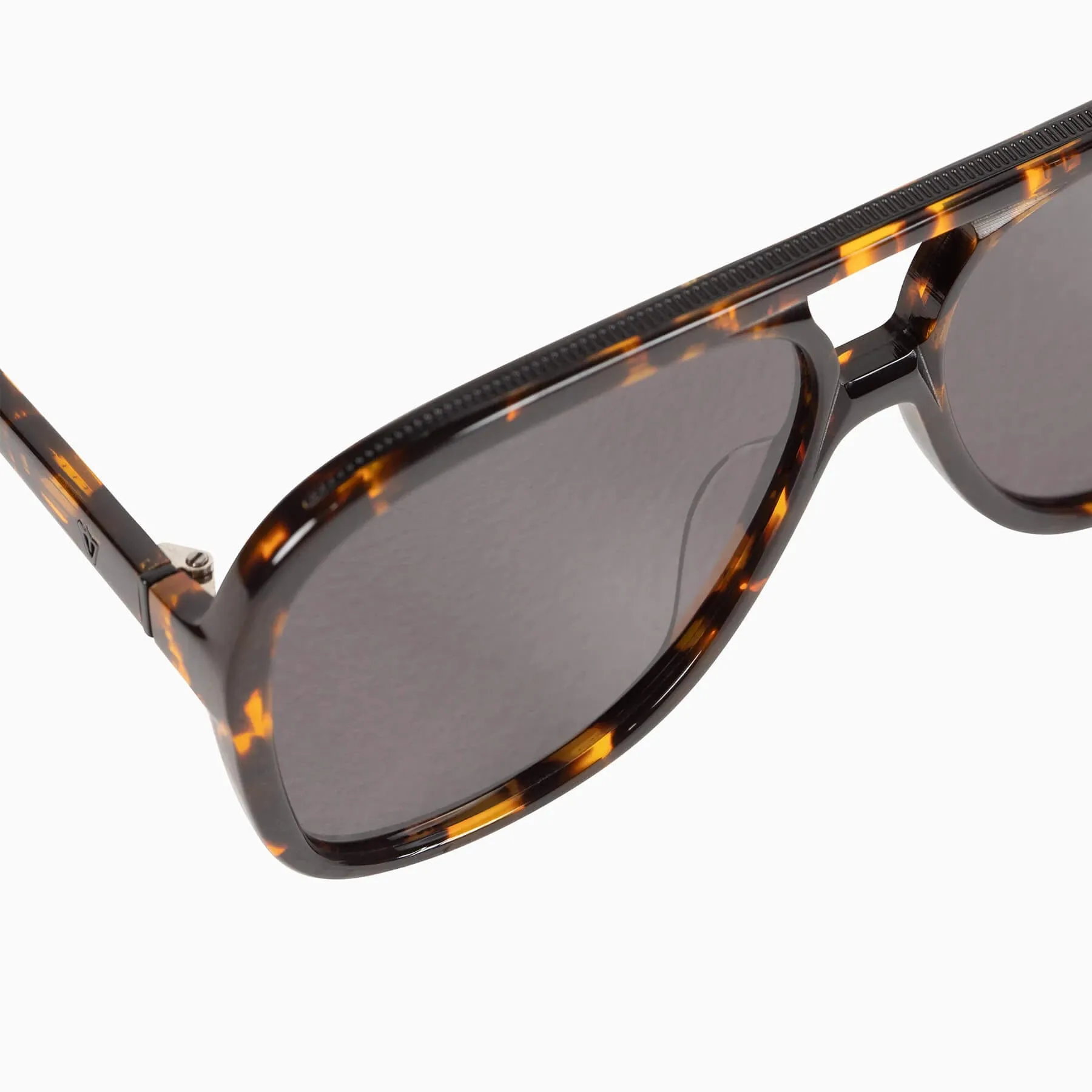 Polarized Bang / Dark Tortoise with Matte Black Metal Trim / Black Lens