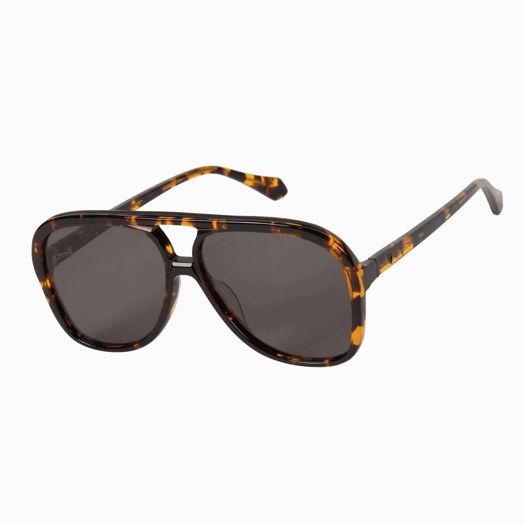 Polarized Bang / Dark Tortoise with Matte Black Metal Trim / Black Lens