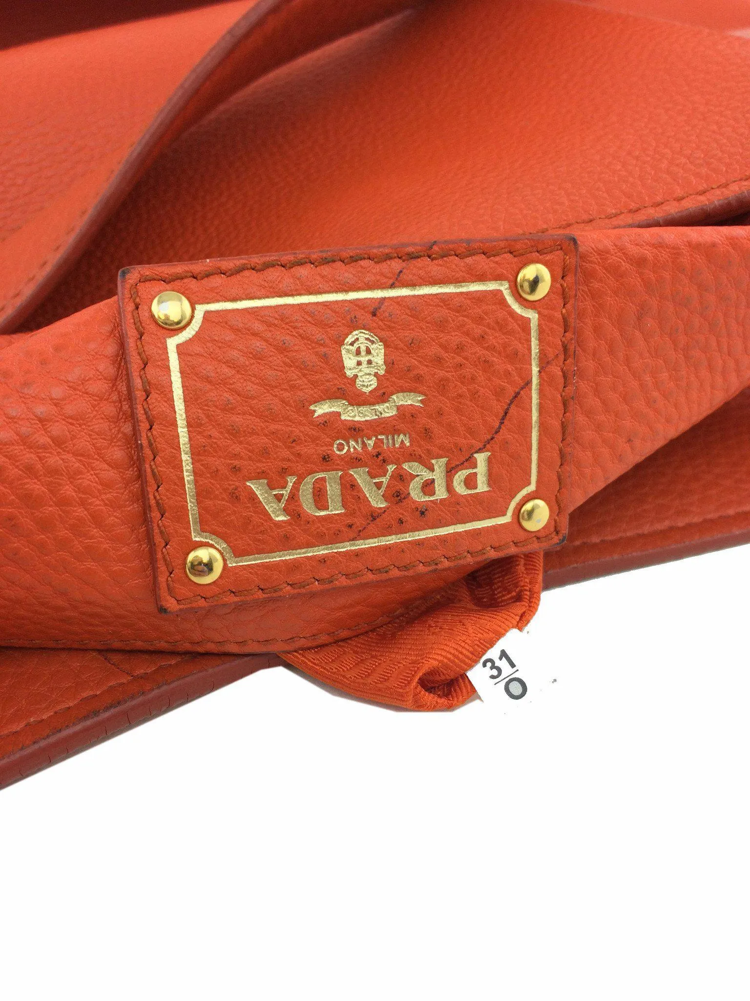 Prada Vitello Daino Leather Side-Pocket Tote Bag