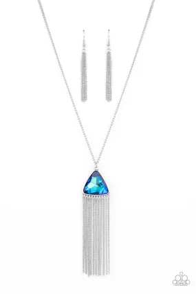 Proudly Prismatic Blue-Necklace