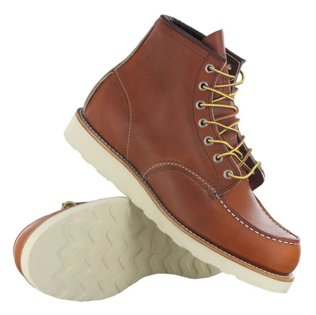 Red Wing Moc Lug 875 Brown Mens Boots - UK 10.5