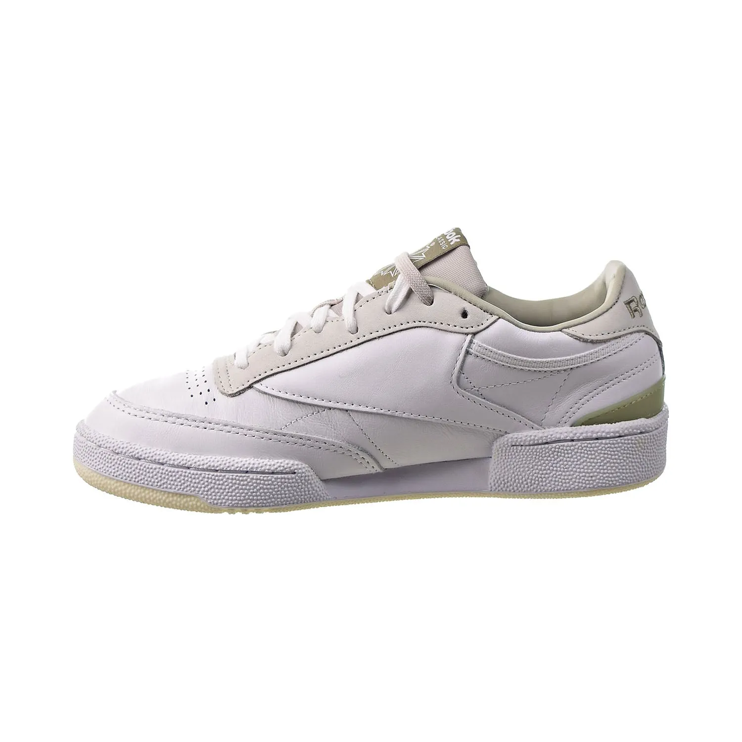 Reebok Club C 85 Men's Shoes White-Sand Stone-Khaki