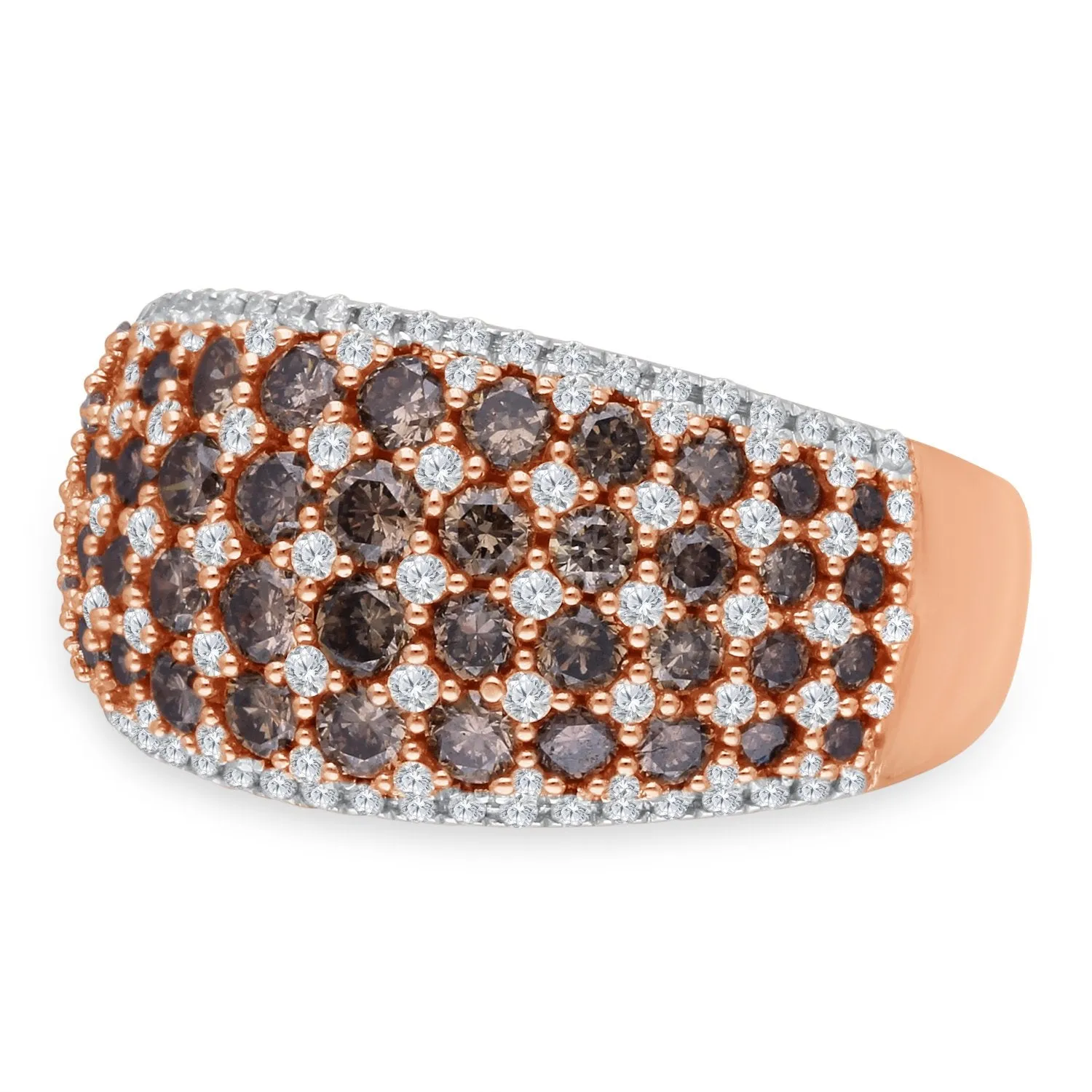 Rose Gold Coco & White Diamond Eternal Ring