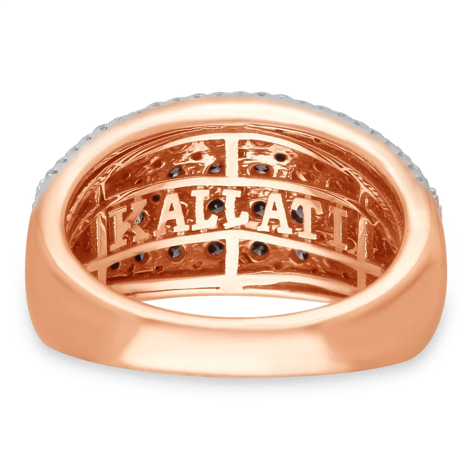 Rose Gold Coco & White Diamond Eternal Ring