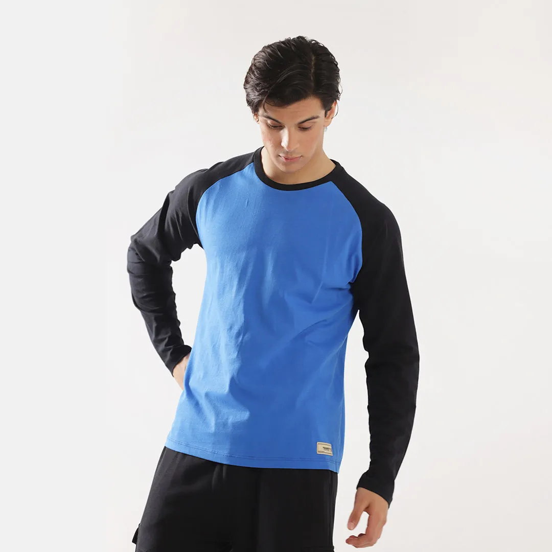 Royal Black Relax Fit Raglan