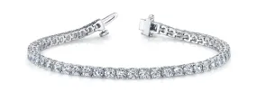 SERENA 9 Carat Diamond Tennis Bracelet in 14K/ 18K/ Platinum GIA Graded 20 pointer G Color SI1 Clarity By Mike Nekta