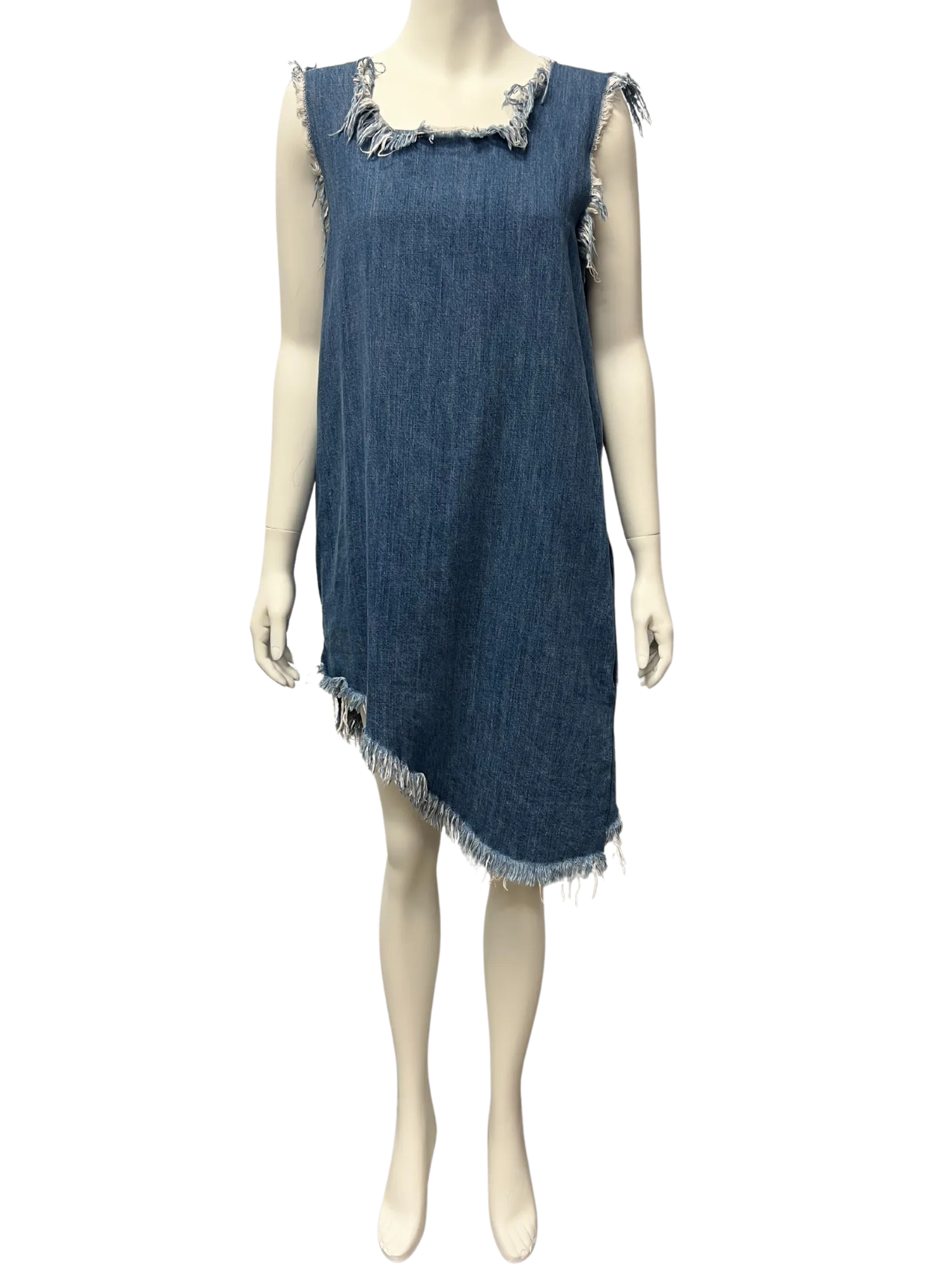 Size M - Marques'Almeida Blue Denim Dress