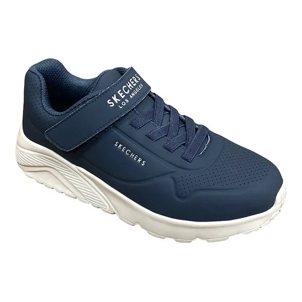 Skechers boys' sneakers with elastic lace and velcro Uno Lite Vendox 403695L/NVY blue