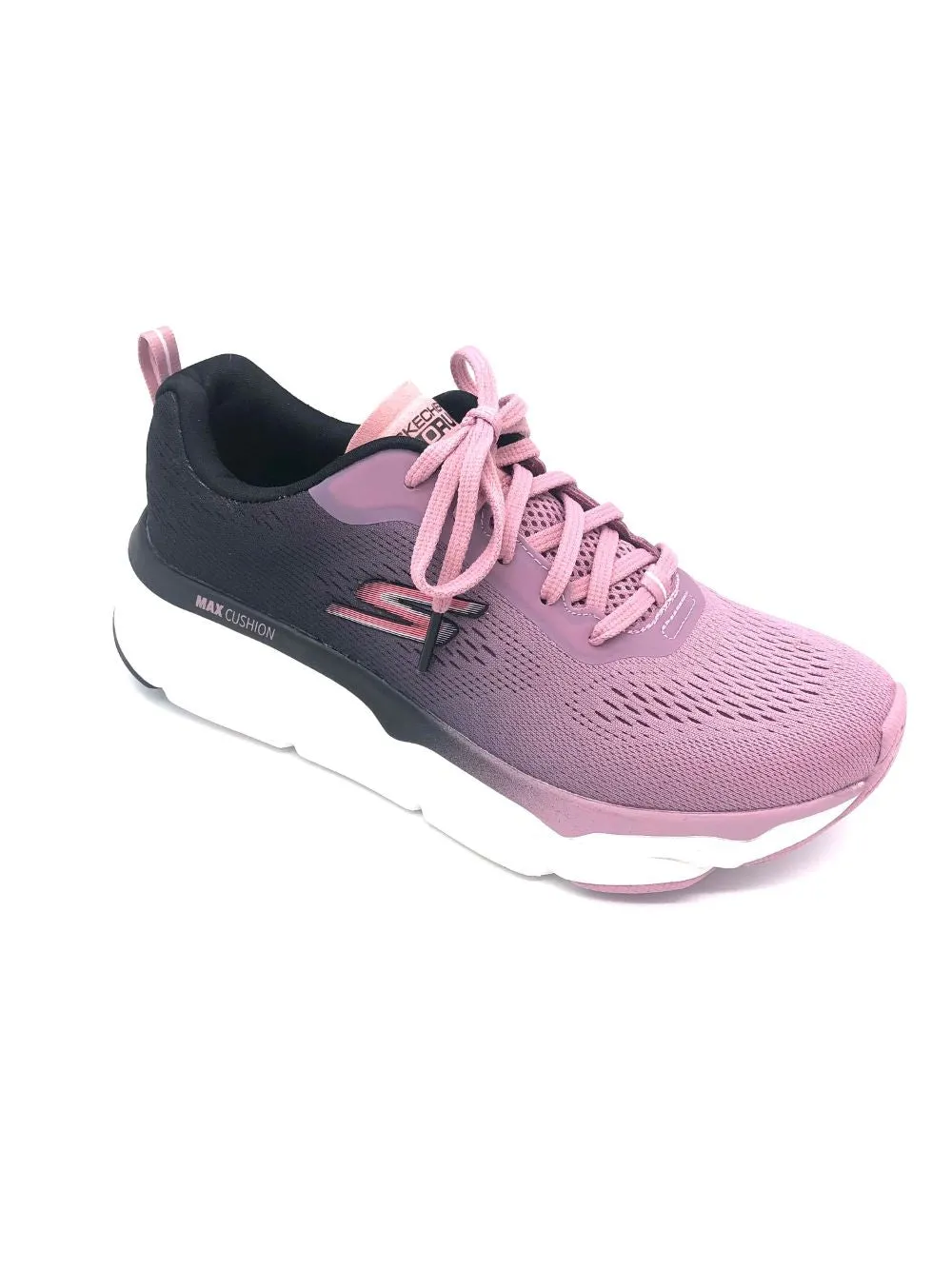 'Skechers' Women's Max Cushioning Elite-Destination Point - Black / Mauve