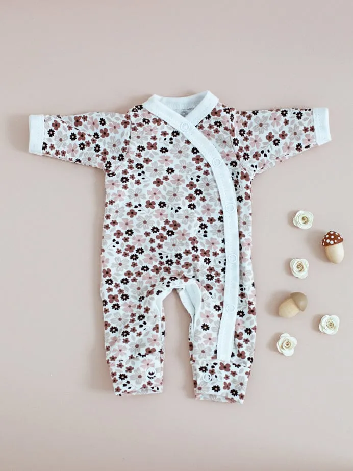 Sleepsuit, Ditsy Floral, NICU & Premature Babies