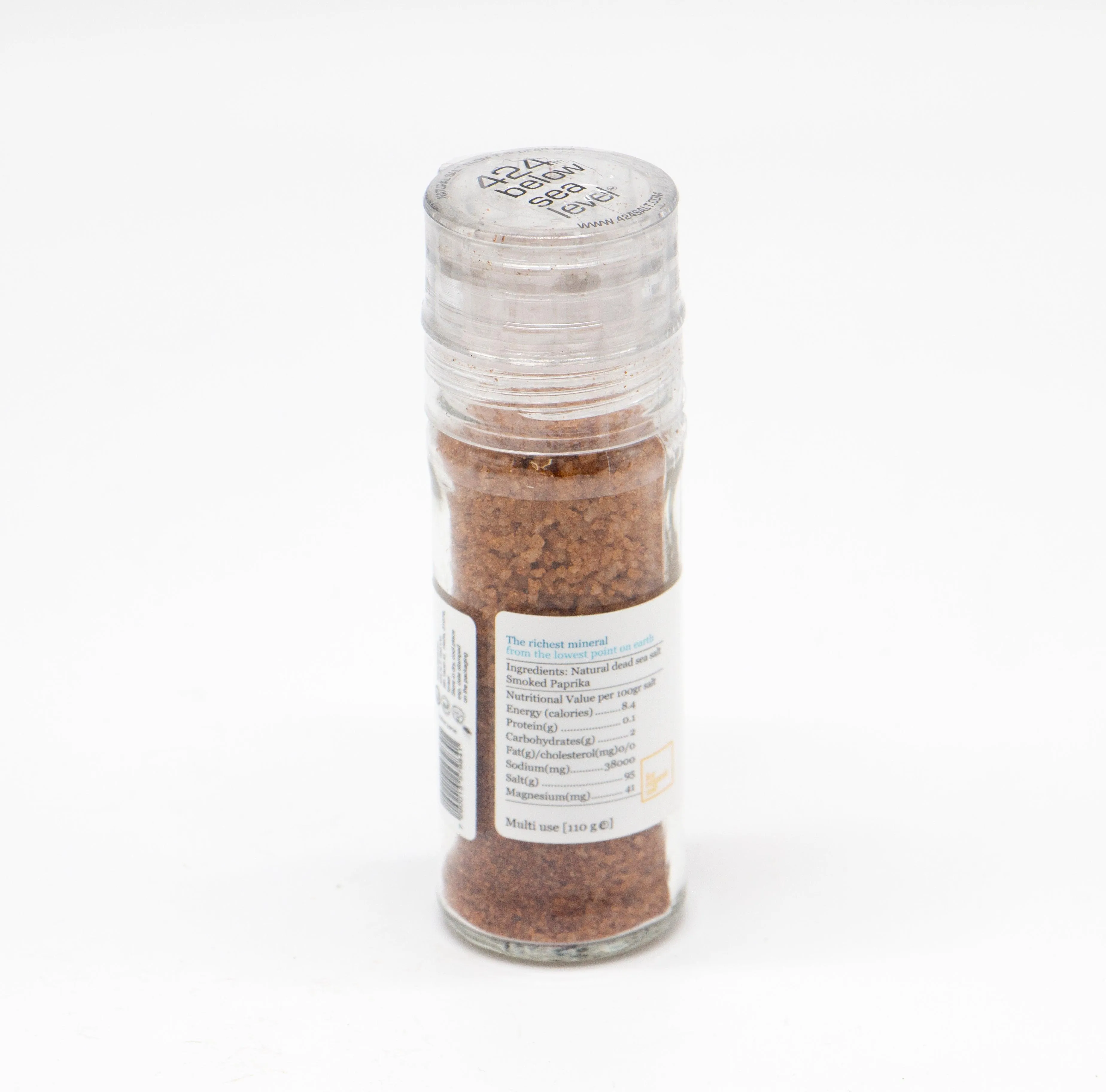 Smoked Gourmet Salt From The Dead Sea 3.87 oz / 110 grams