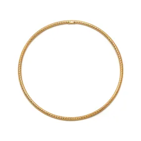 Sparkly Diamond-Cut Bangle