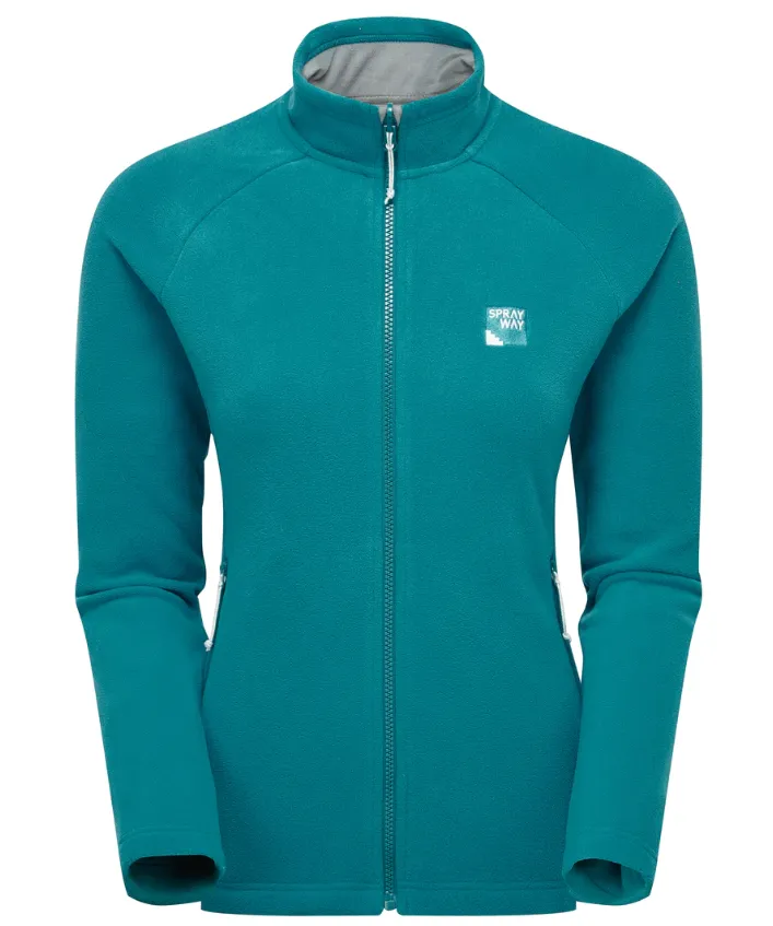 Sprayway Women's Atlanta Interactive Full Zip Fleece (Blue Lagoon)