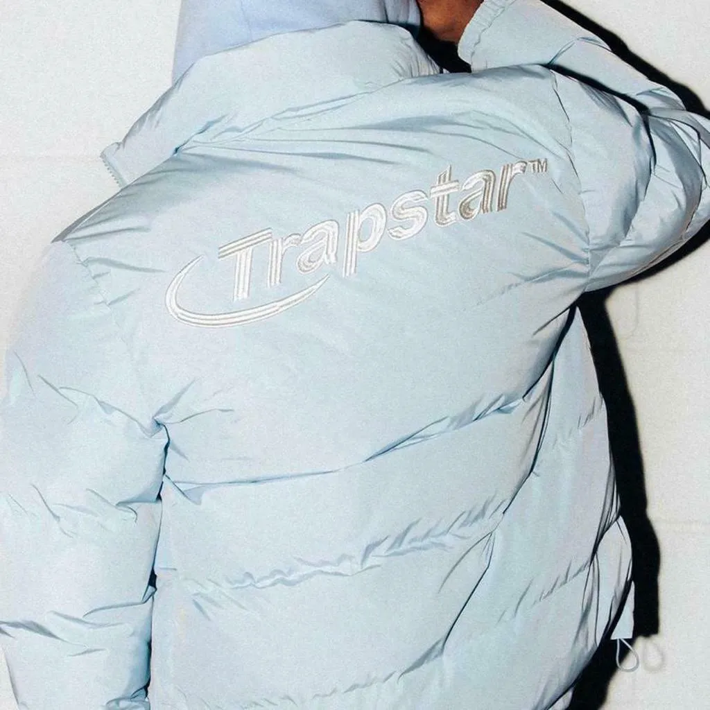 TRAPSTAR HYPERDRIVE PUFFER JACKET - ICE BLUE