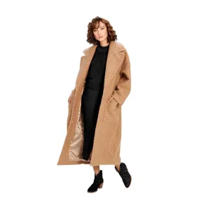 UGG Hattie Long Oversized Coat Camel - Women's