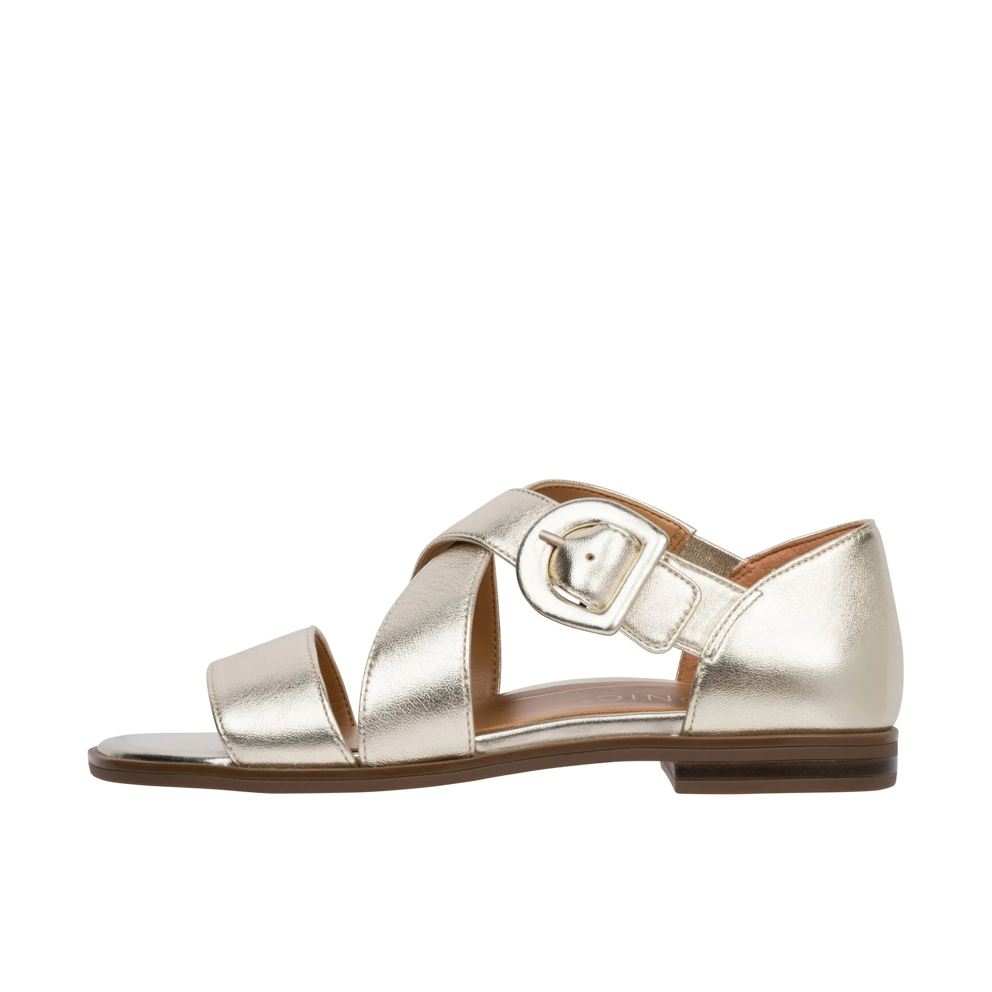 Vionic Womens Pacifica Strappy Sandal Gold