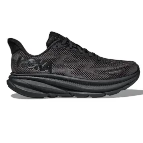 Womens Hoka Clifton 9 - Black / Black