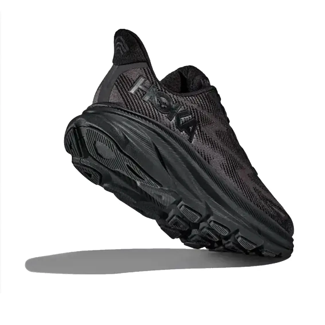 Womens Hoka Clifton 9 - Black / Black