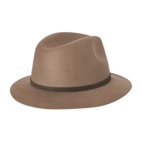 Womens Matilda Mid Brim Hat - Chocolate